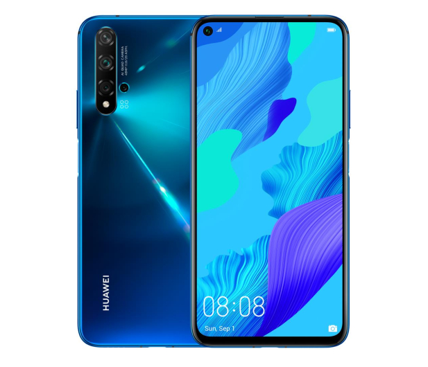 HUAWEI NOVA 5T 6/128GB Niebieski - 518287 - zdjęcie